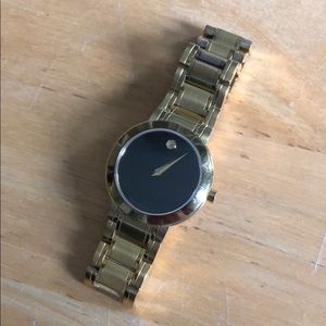 Authentic Movado Yellow gold ladies watch